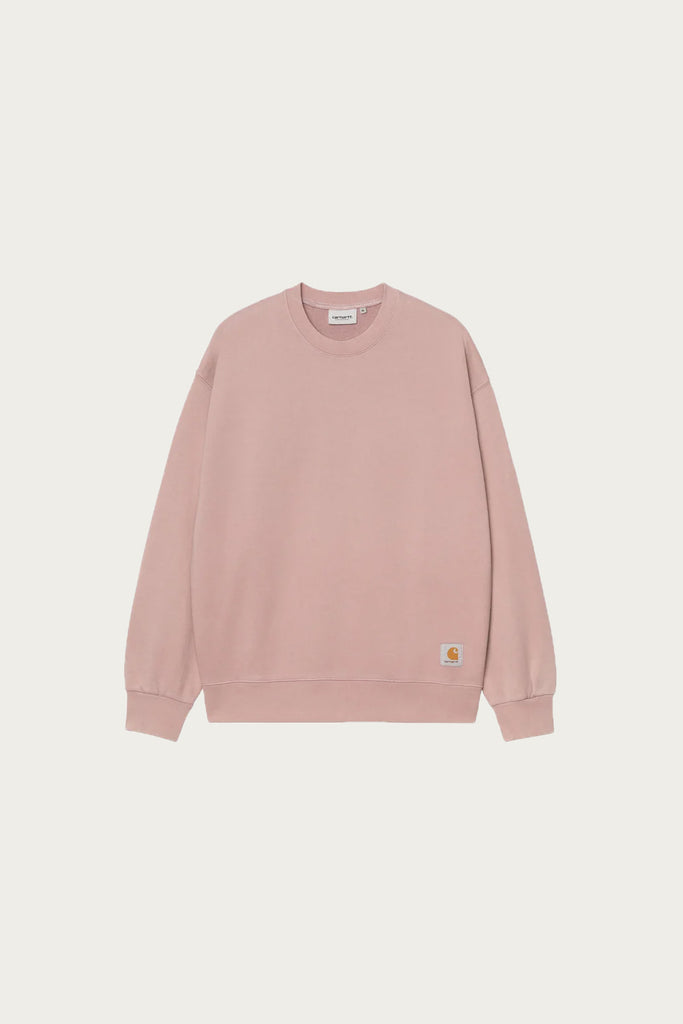 Carhartt Work In Progress - Chalk Wash Hudson Sweat - Daphne - Canoe Club