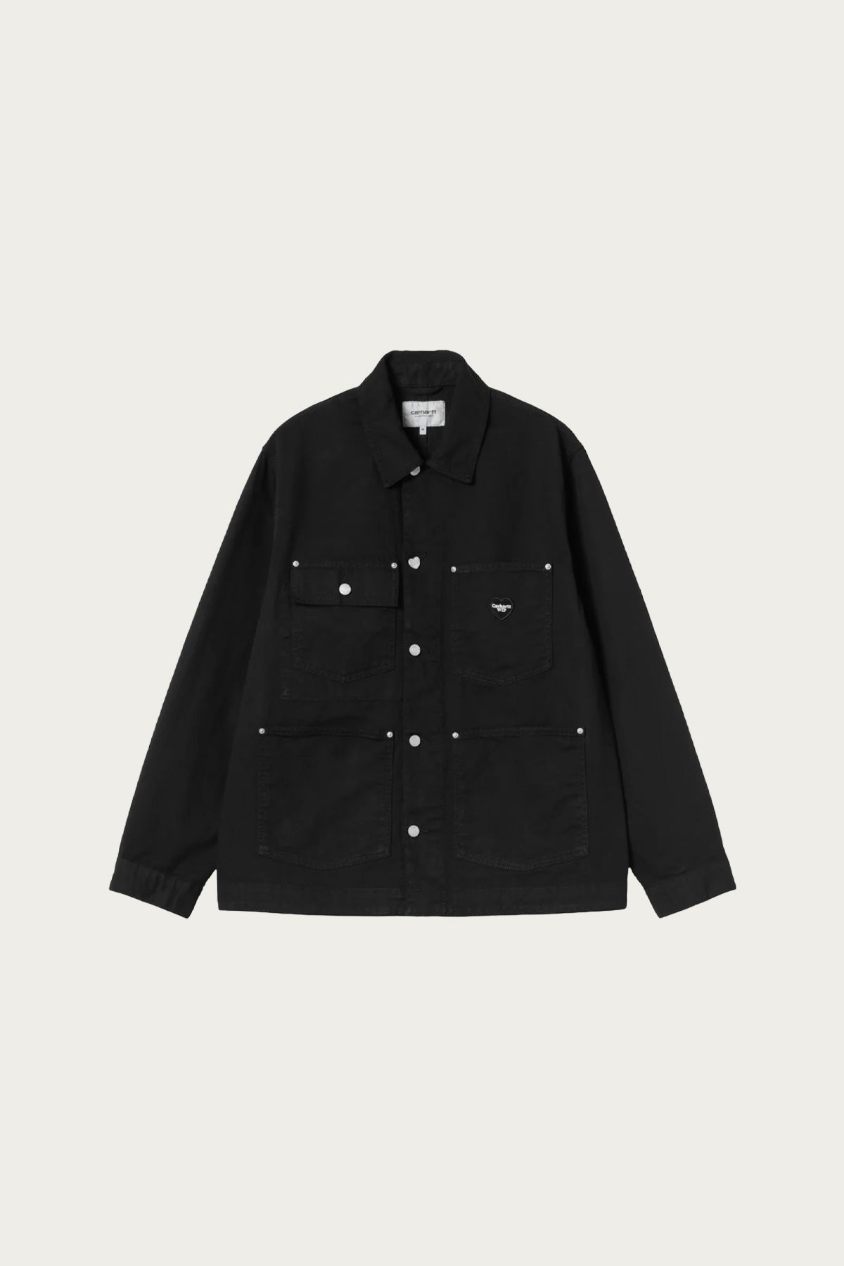 Carhartt Work In Progress - Drewe Chore Coat - Black Rinsed - Canoe Club