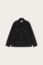 Carhartt Work In Progress - Drewe Chore Coat - Black Rinsed - Canoe Club