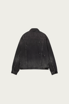 Carhartt Work In Progress - Helston Jacket - Black Destroy/Splatter Wash - Canoe Club
