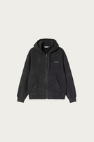 Carhartt Work In Progress - Hooded Painter Jacket - Black Destroy/Splatter Wash - Canoe Club