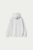 Carhartt Work In Progress - Hooded WIP Sweat Jacket - Ash Heather Stone Washed - Canoe Club