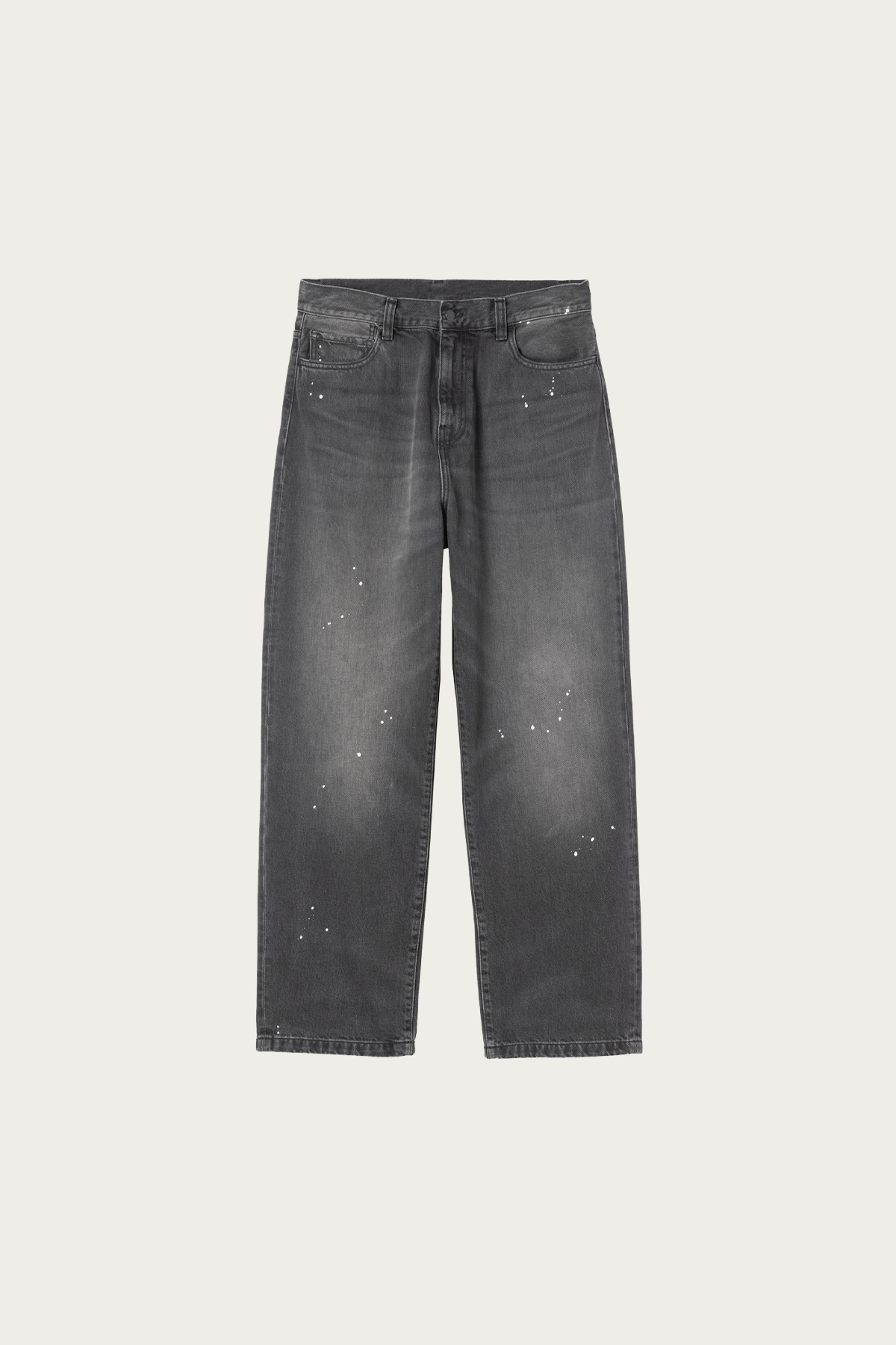 Carhartt Work In Progress - Landon Pant - Black Destroy/Splatter Wash - Canoe Club