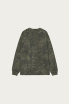 Carhartt Work In Progress - L/S Camo Combi T-Shirt - Green/Olive Garment Dyed - Canoe Club