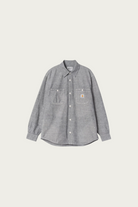 Carhartt Work In Progress - L/S Painter Shirt - Black Worn Used/Splatter - Canoe Club
