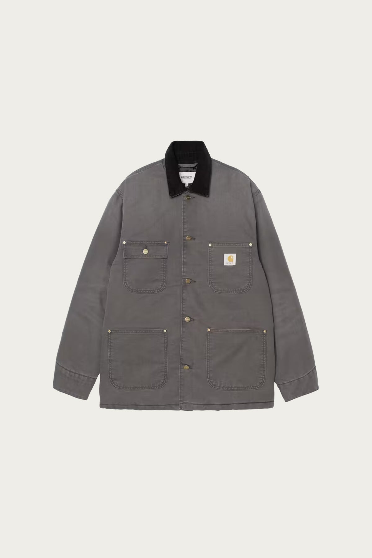 Carhartt Work In Progress - OG Chore Coat - Graphite/Black Stone Canvas - Canoe Club