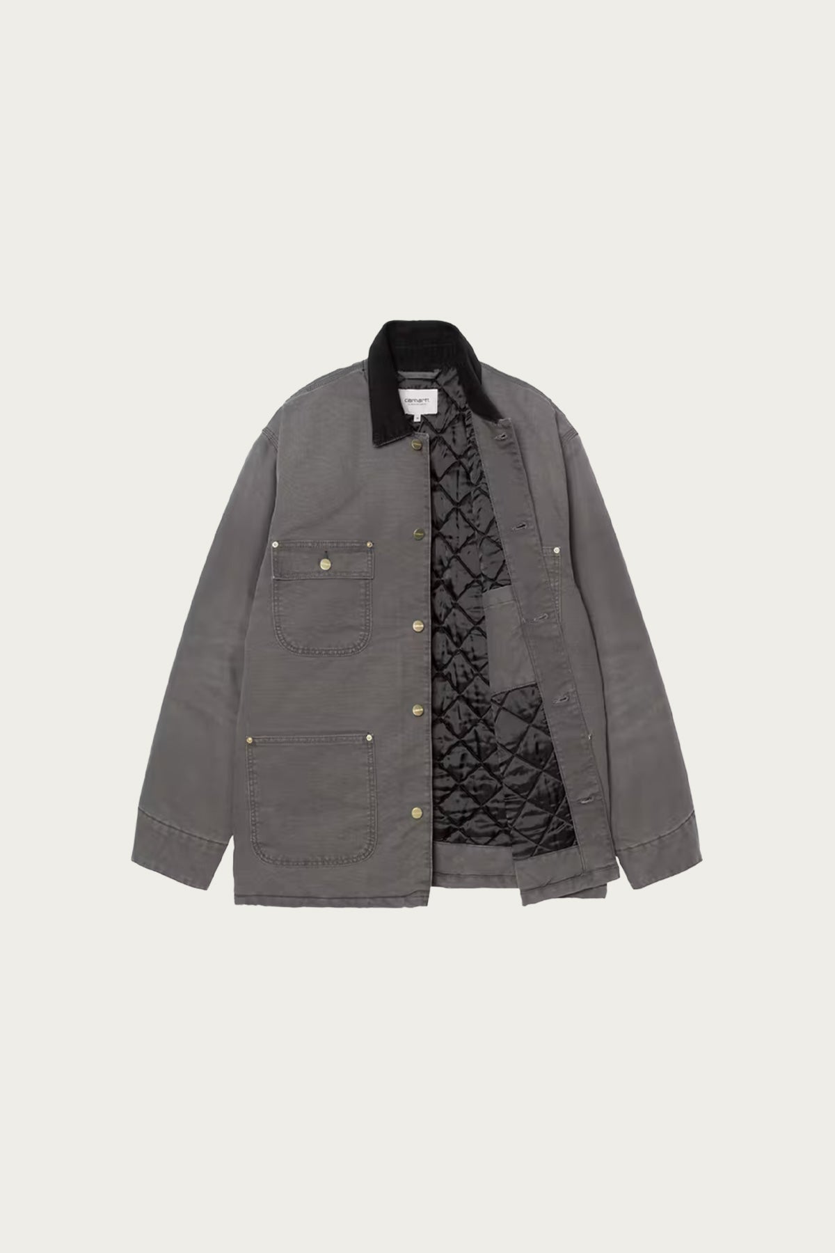 Carhartt Work In Progress - OG Chore Coat - Graphite/Black Stone Canvas - Canoe Club