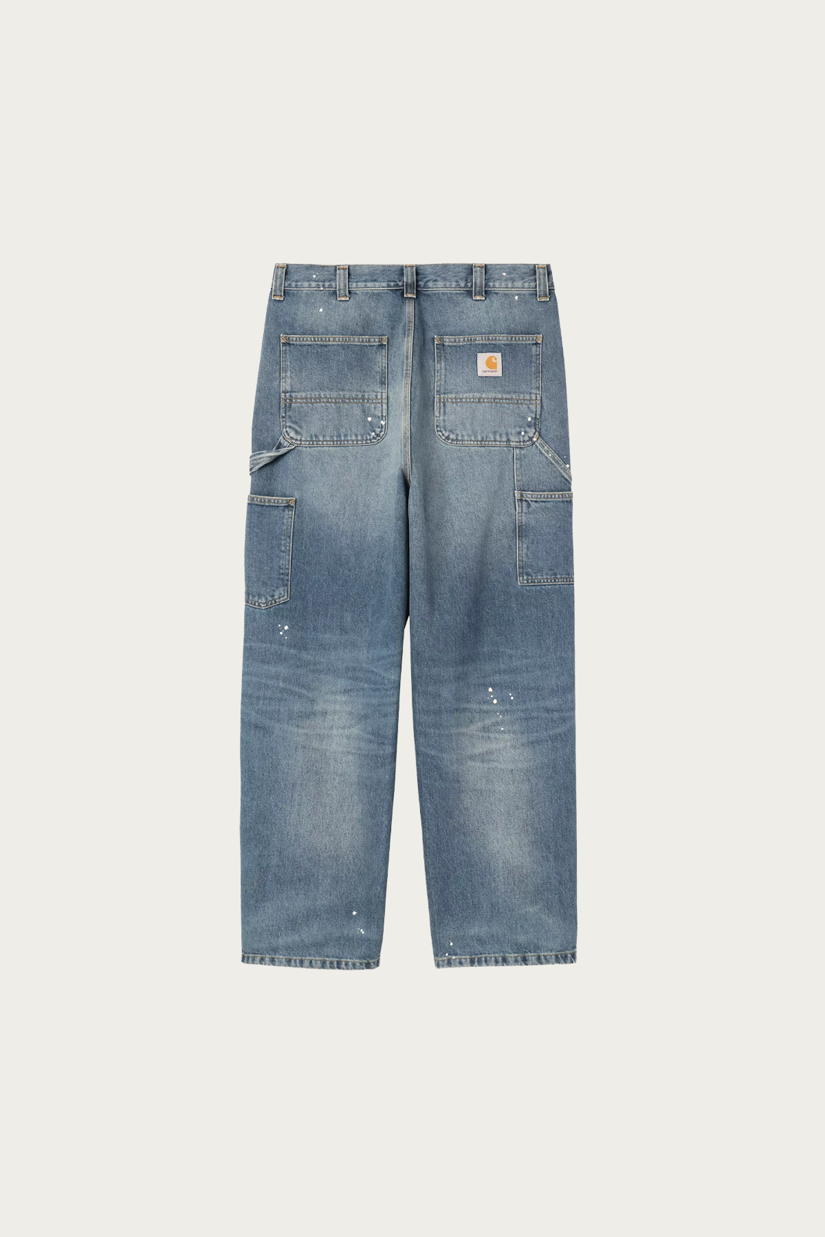 Carhartt Work In Progress - OG Single Knee Pant - Blue Destroy/Splatter Wash - Canoe Club
