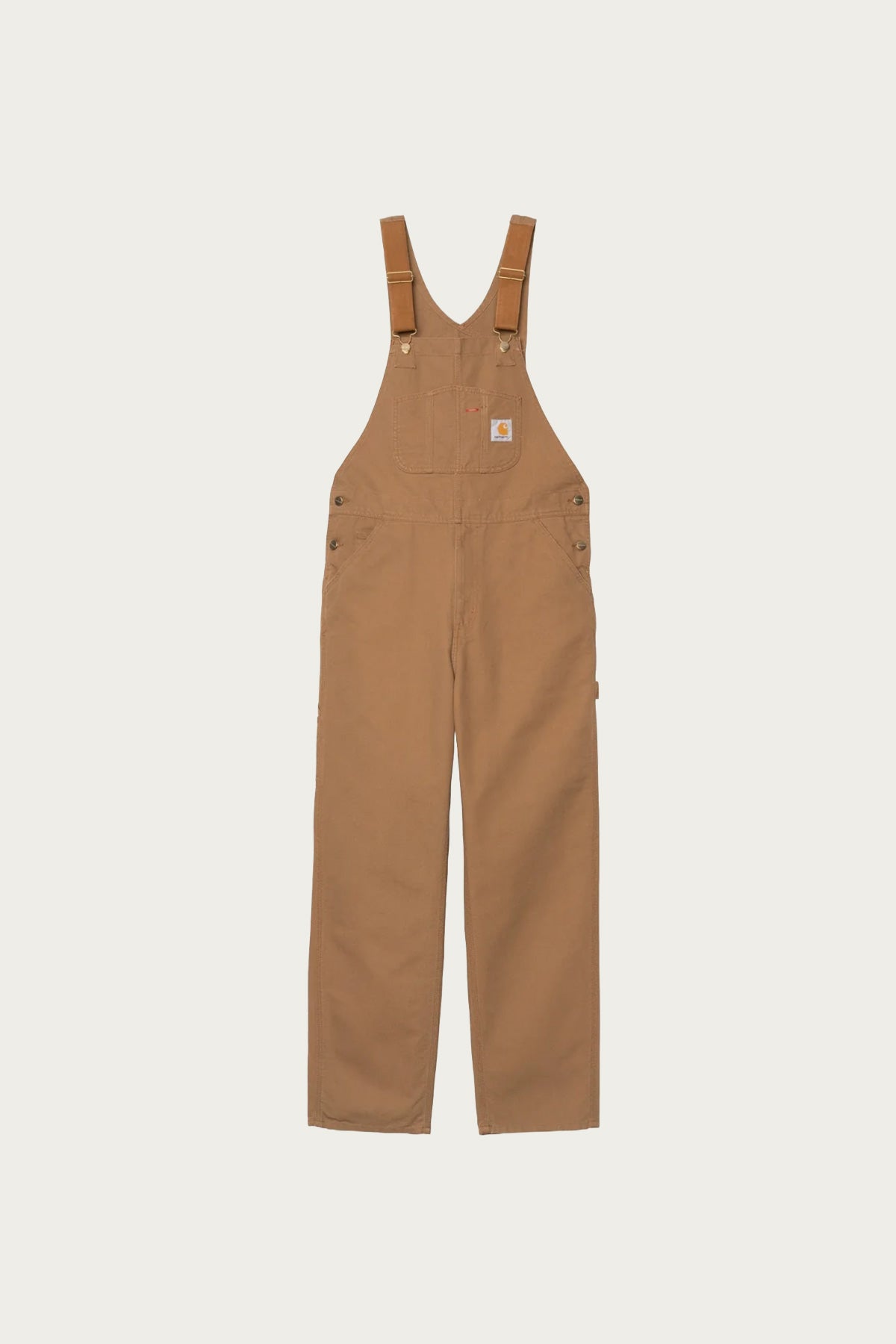 Carhartt Work In Progress - Bib Overalls - Hamilton Brown Rinsed - Canoe Club
