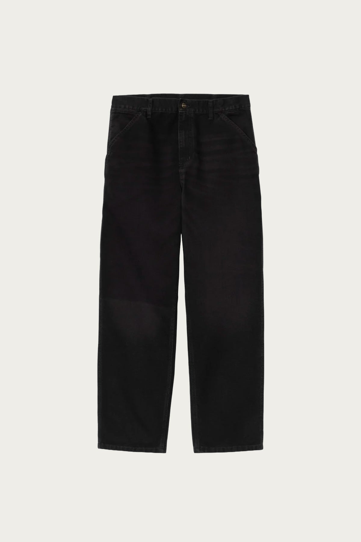 Carhartt Work In Progress - Single Knee Pant - Black Stone Canvas - Canoe Club