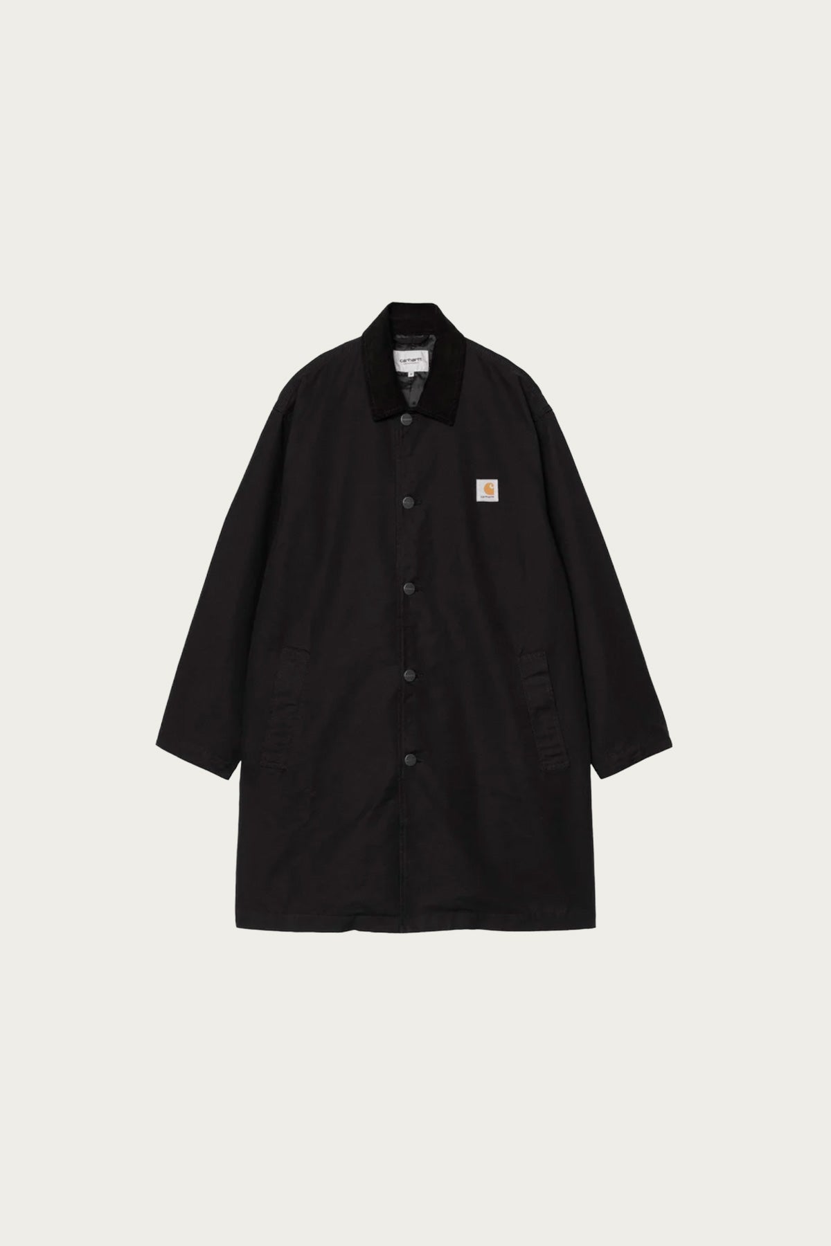 Carhartt Work In Progress - Webster Coat - Black/Black Rinsed - Canoe Club