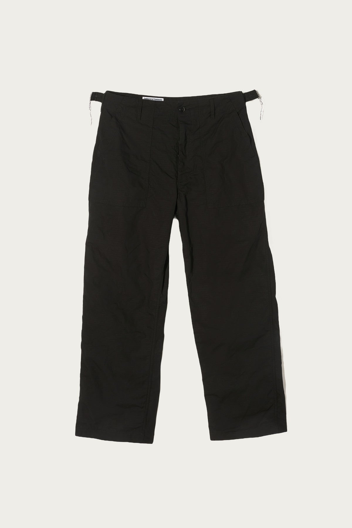 Engineered Garments Workaday - Workaday Fatigue Pant - Black Cotton Ripstop - Canoe Club