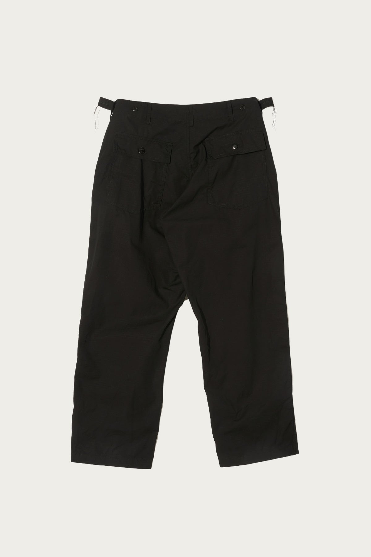 Engineered Garments Workaday - Workaday Fatigue Pant - Black Cotton Ripstop - Canoe Club