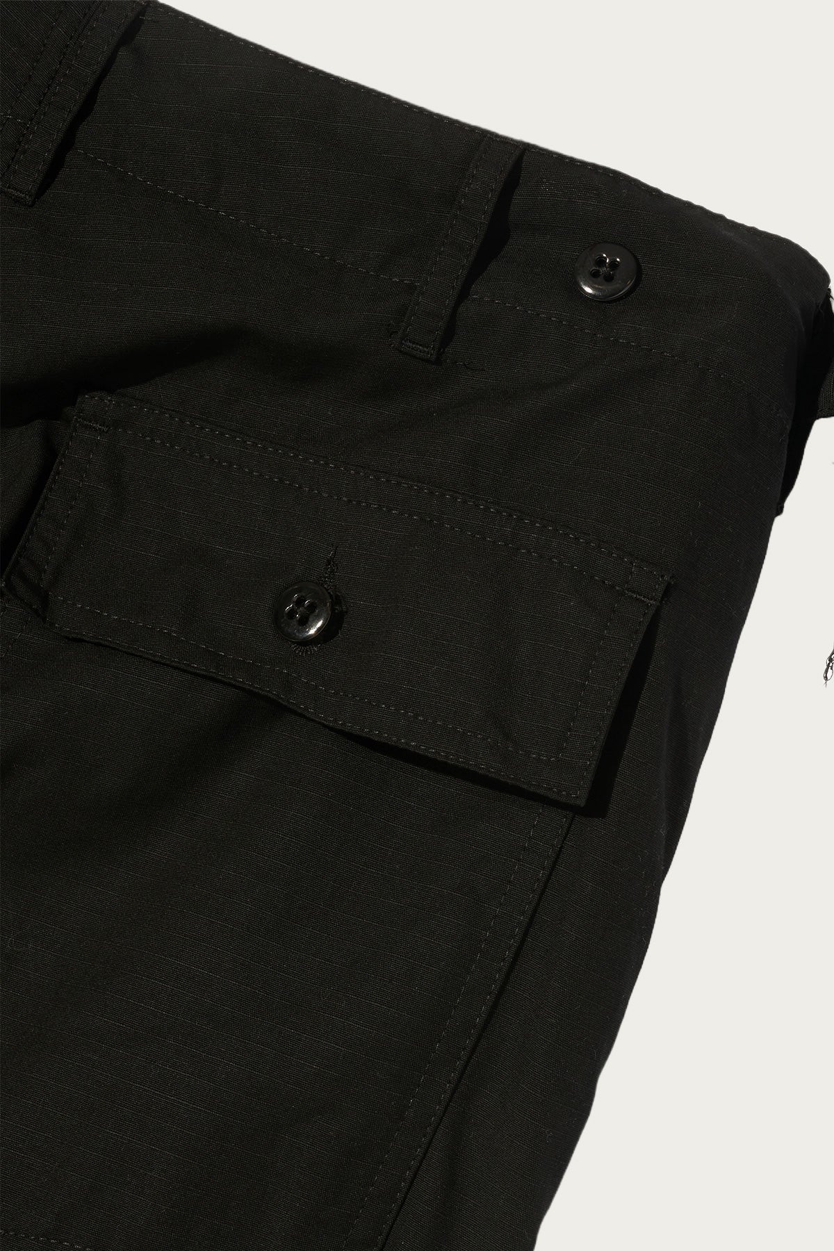 Engineered Garments Workaday - Workaday Fatigue Pant - Black Cotton Ripstop - Canoe Club