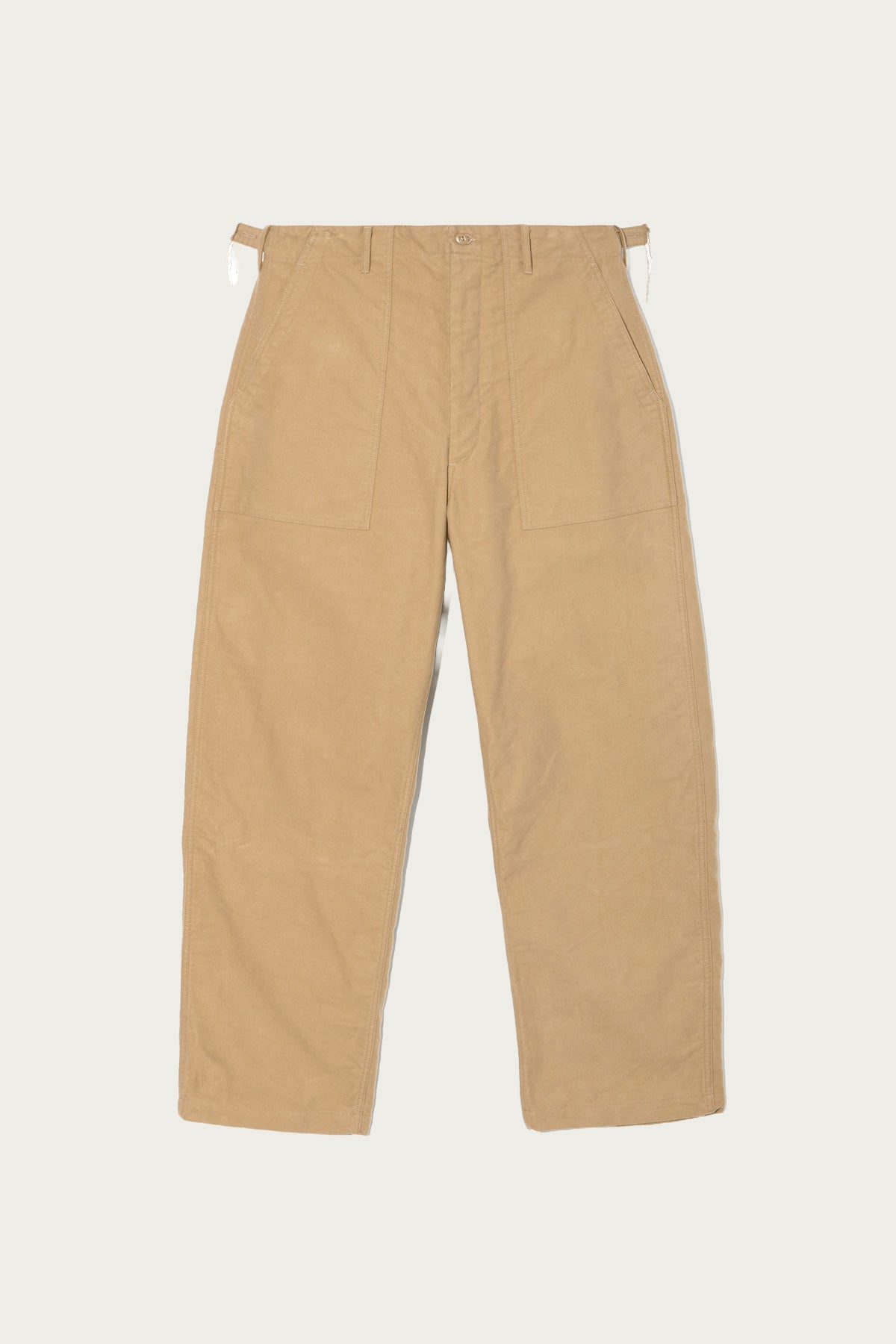 Engineered Garments Workaday - Workaday Fatigue Pant - Camel Cotton Moleskin - Canoe Club
