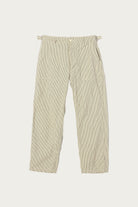 Engineered Garments Workaday - Workaday Fatigue Pant - Navy/Natural Cotton Seersucker - Canoe Club