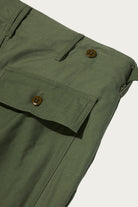 Engineered Garments Workaday - Workaday Fatigue - Olive Cotton Reversed Sateen - Canoe Club