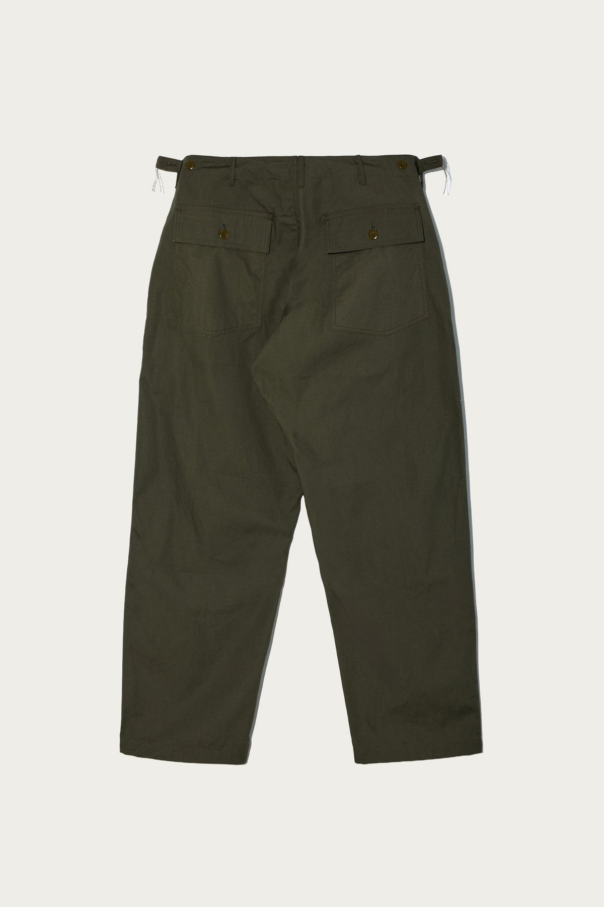 Engineered Garments Workaday - Workaday Fatigue Pant - Olive Heavyweight Cotton Ripstop - Canoe Club
