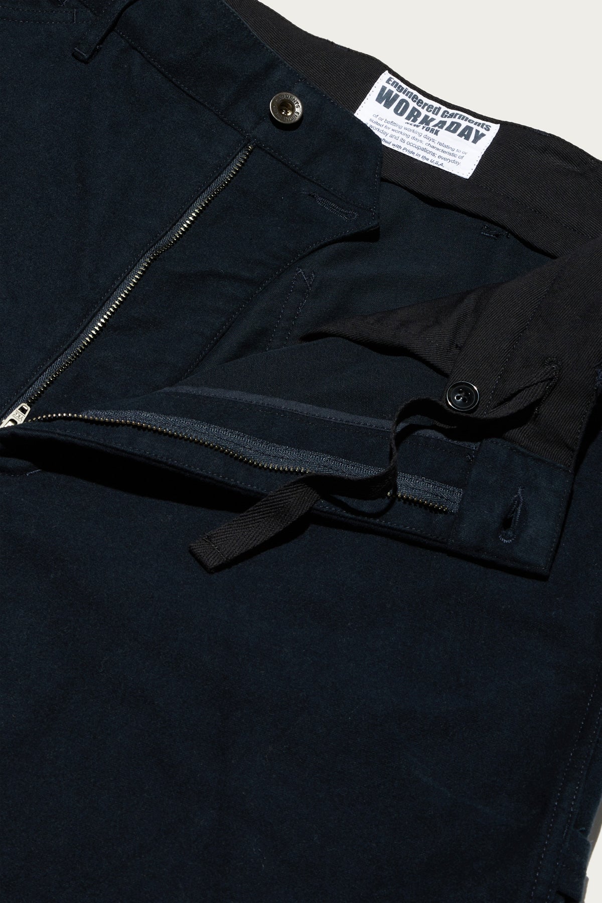 Engineered Garments Workaday - Workaday Painter Pant - Dk. Navy Cotton Moleskin - Canoe Club