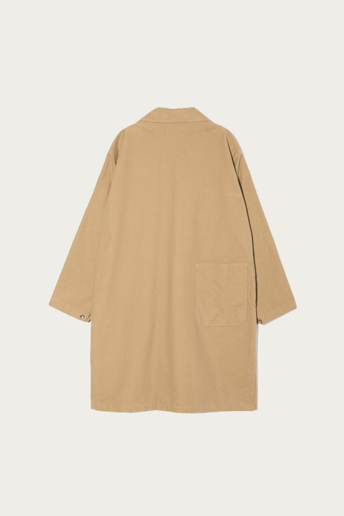 Engineered Garments Workaday - Shop Coat - Camel Cotton Moleskin - Canoe Club