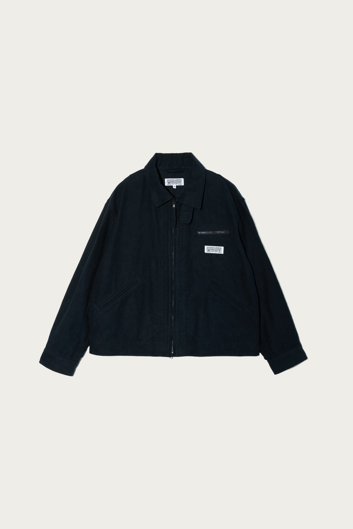 Engineered Garments Workaday - Short Jacket - Dk. Navy Cotton Moleskin - Canoe Club