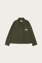 Engineered Garments Workaday - Short Jacket - Olive Heavyweight Cotton Ripstop - Canoe Club