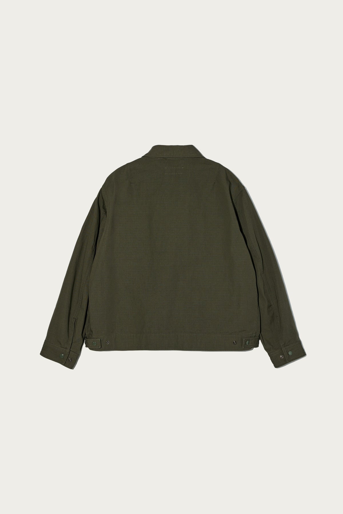 Engineered Garments Workaday - Short Jacket - Olive Heavyweight Cotton Ripstop - Canoe Club