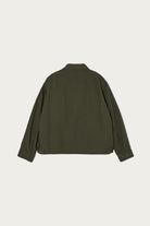 Engineered Garments Workaday - Short Jacket - Olive Heavyweight Cotton Ripstop - Canoe Club