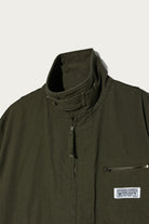 Engineered Garments Workaday - Short Jacket - Olive Heavyweight Cotton Ripstop - Canoe Club