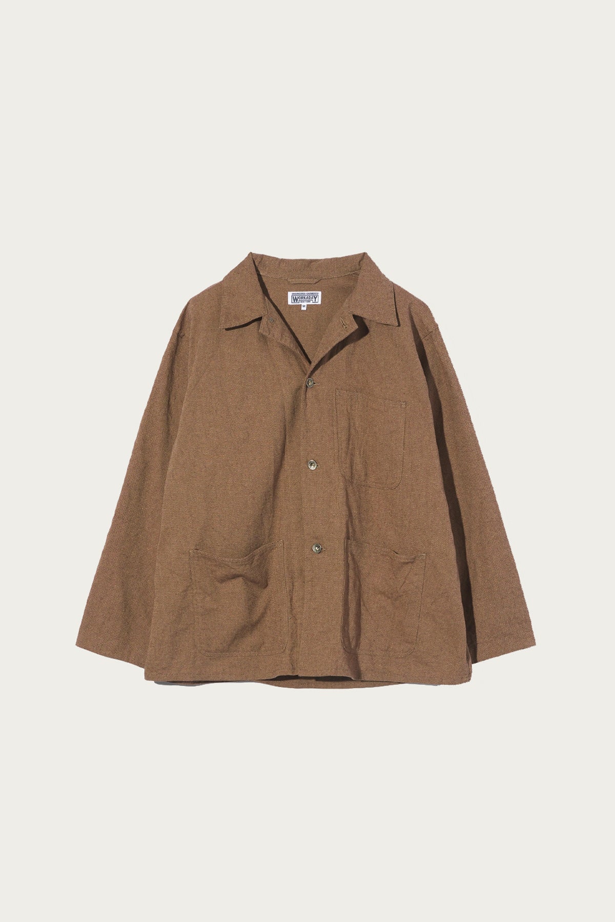 Engineered Garments Workaday - Utility Jacket - Brown CP Homespun - Canoe Club