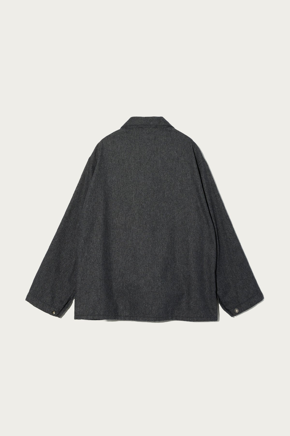 Engineered Garments Workaday - Utility Jacket - Charcoal Worsted Wool Flannel - Canoe Club