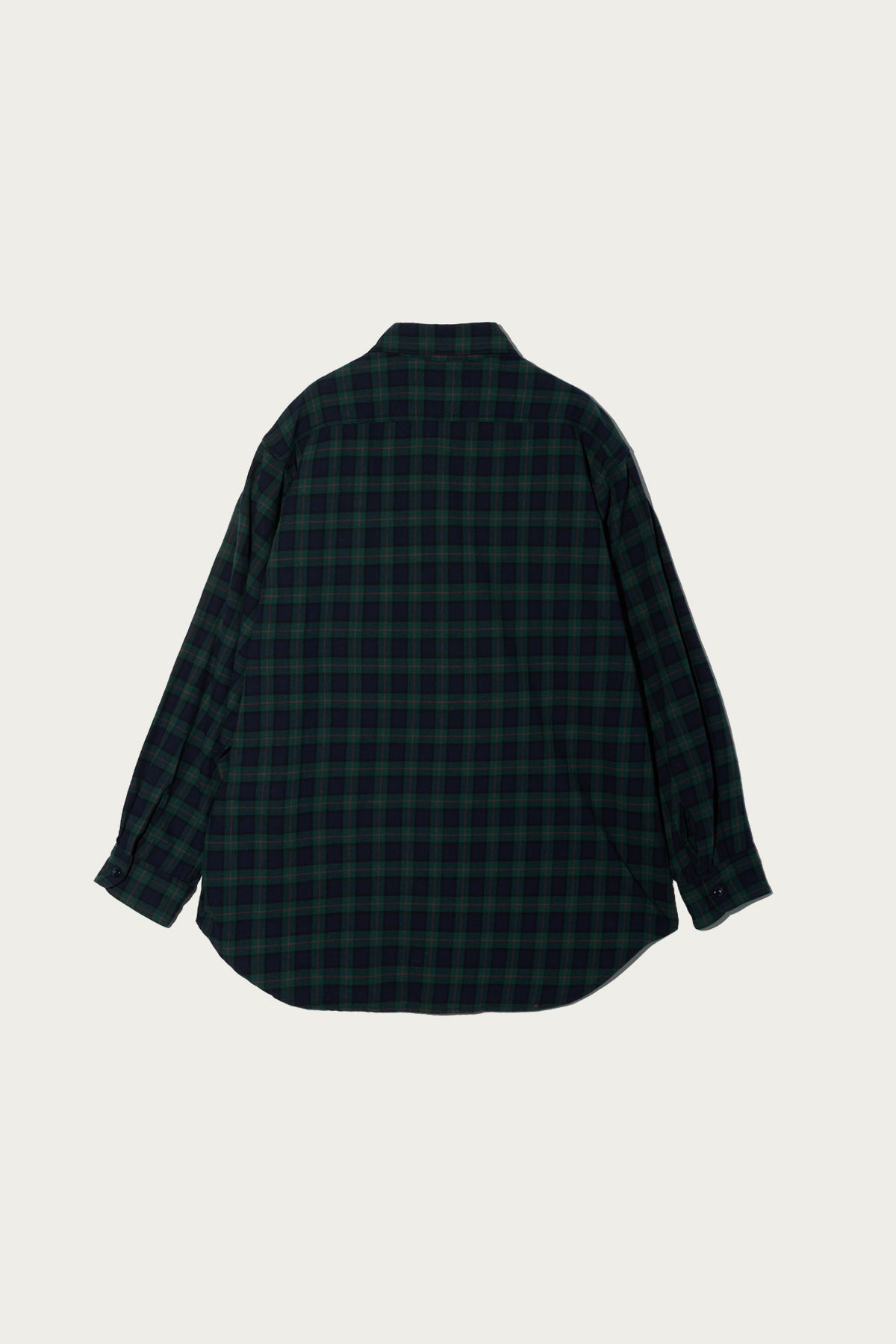 Engineered Garments Workaday - Utility Shirt - Hunter Green Cotton Twill Plaid - Canoe Club