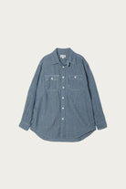 Engineered Garments Workaday - Utility Shirt - Indigo 4.5oz Cotton Chambray - Canoe Club