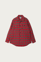 Engineered Garments Workaday - Utility Shirt - Red Cotton Twill Plaid - Canoe Club