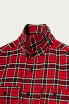 Engineered Garments Workaday - Utility Shirt - Red Cotton Twill Plaid - Canoe Club