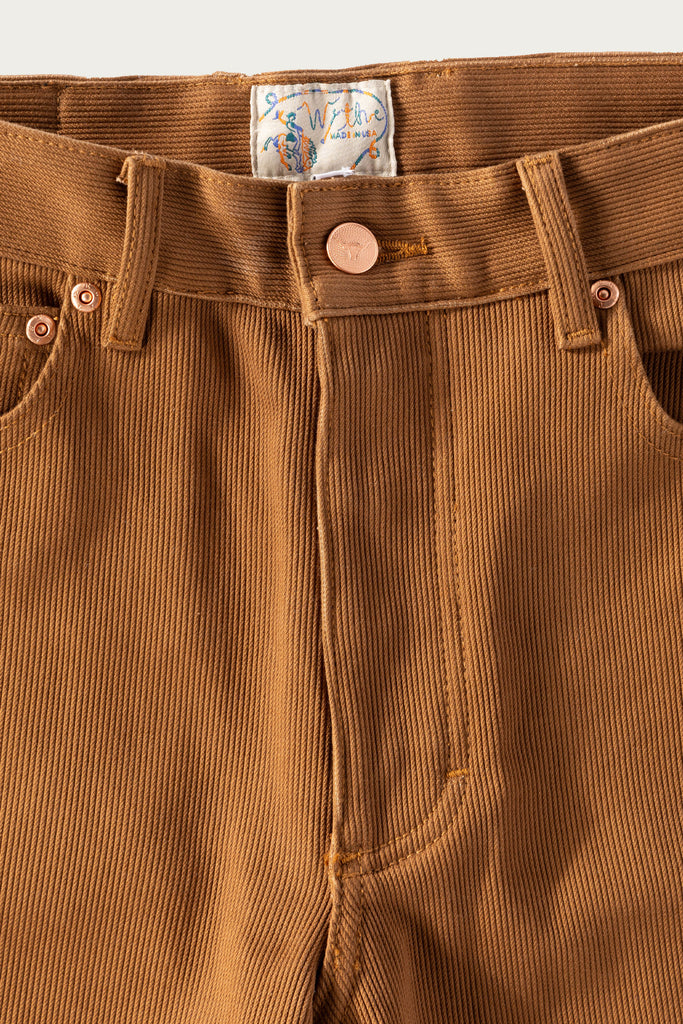 Wythe - Bedford Cord 5 Pocket Pant - Bay Brown - Canoe Club