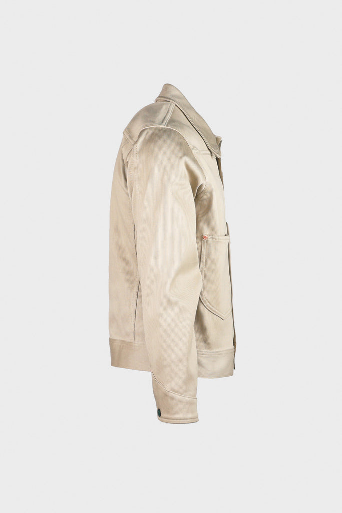 Wythe - Bedford Cord Ranch Jacket - Off White - Canoe Club