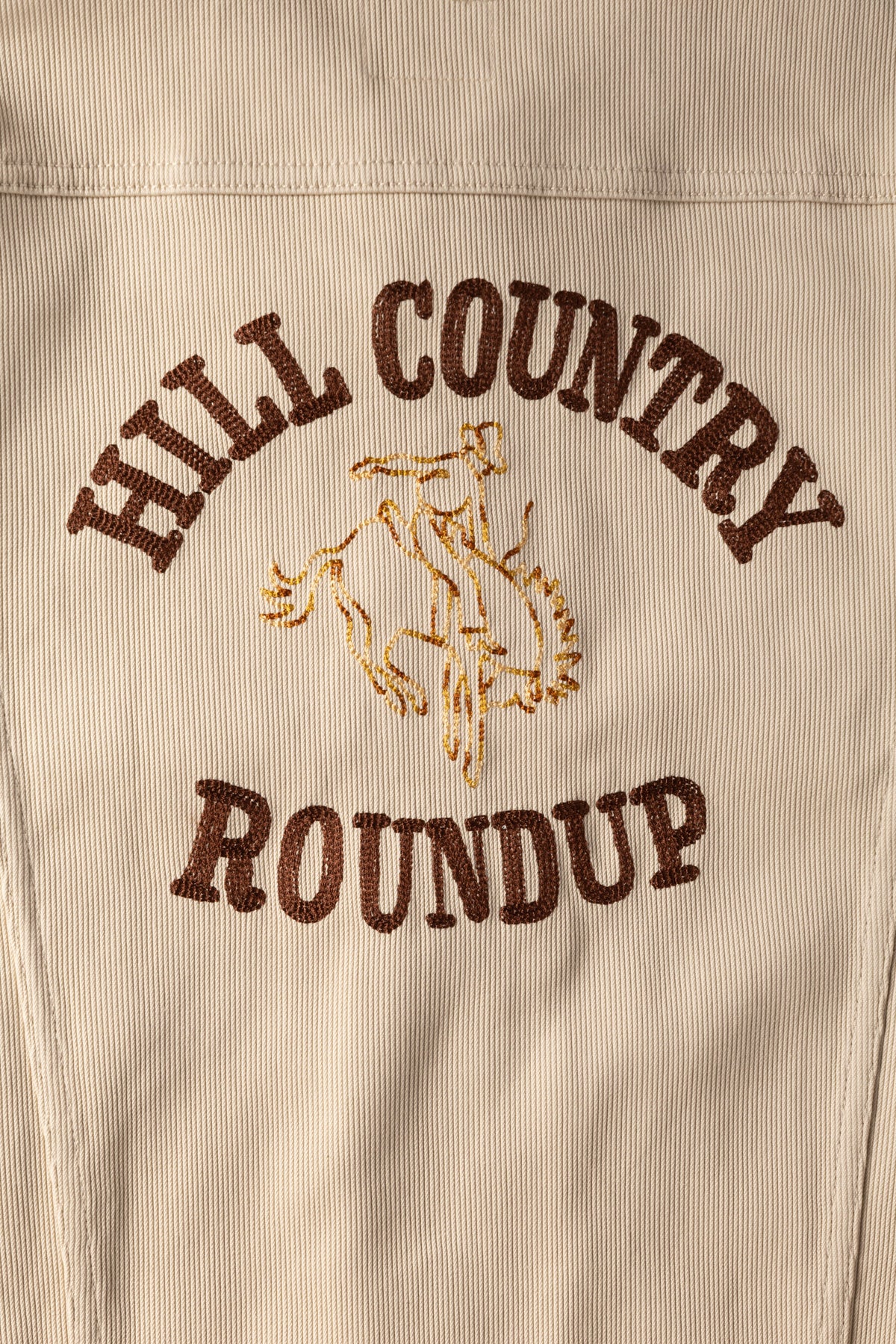 Wythe - Bedford Cord Ranch Jacket w/ Embroidery - Off White - Canoe Club