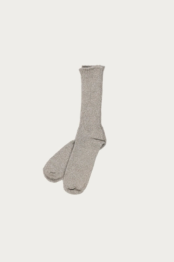 Wythe - Wythe Camp Socks - Khaki Melange - Canoe Club