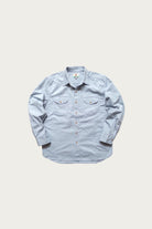Wythe - Cotton HBT Officer's Shirt - Faded French Blue - Canoe Club