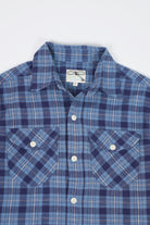 Wythe - Cotton/Linen Hometeam Plaid Workshirt - Indigo - Canoe Club