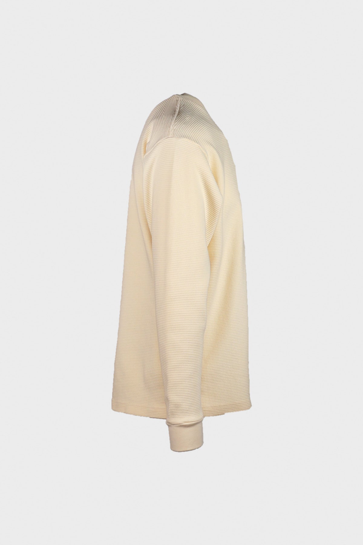Wythe - Cotton Longsleeve Thermal - Cream - Canoe Club