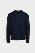 Wythe - Cotton Longsleeve Thermal - Navy - Canoe Club