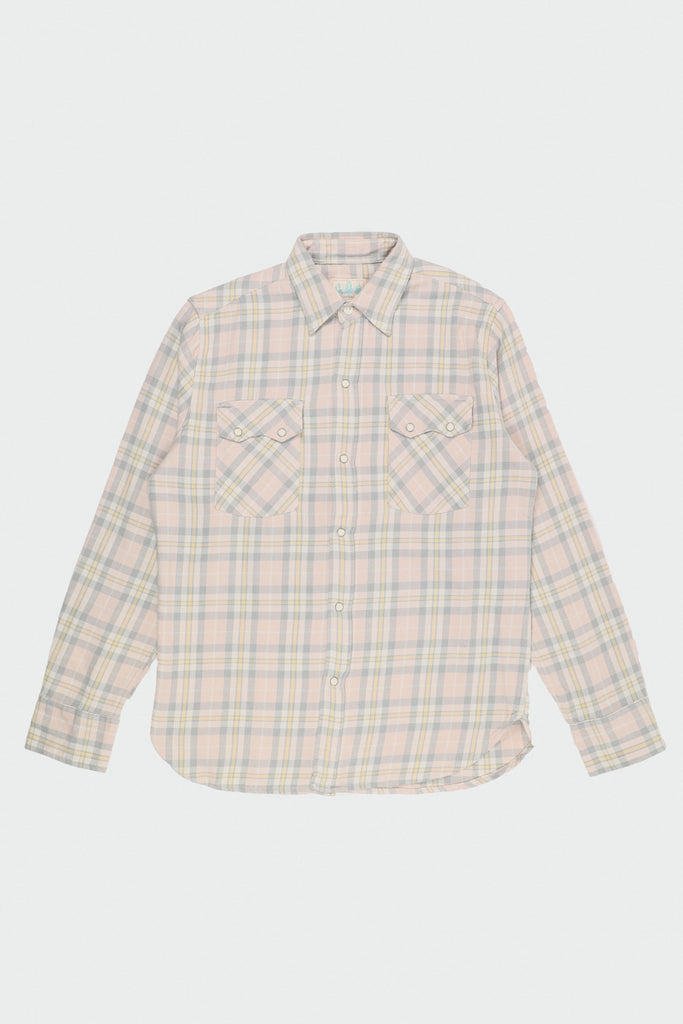 Wythe - Flannel Pearlsnap Shirt - Abiquiu Sunset - Canoe Club