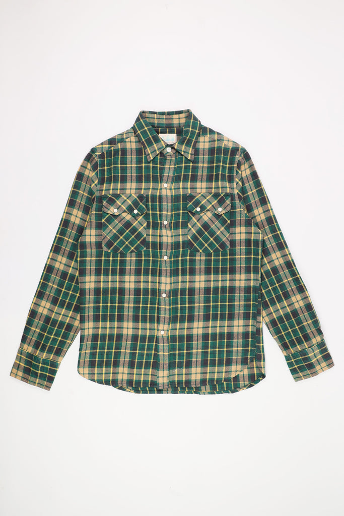 Wythe - Flannel Pearlsnap Shirt - Wisconsin White Pine - Canoe Club