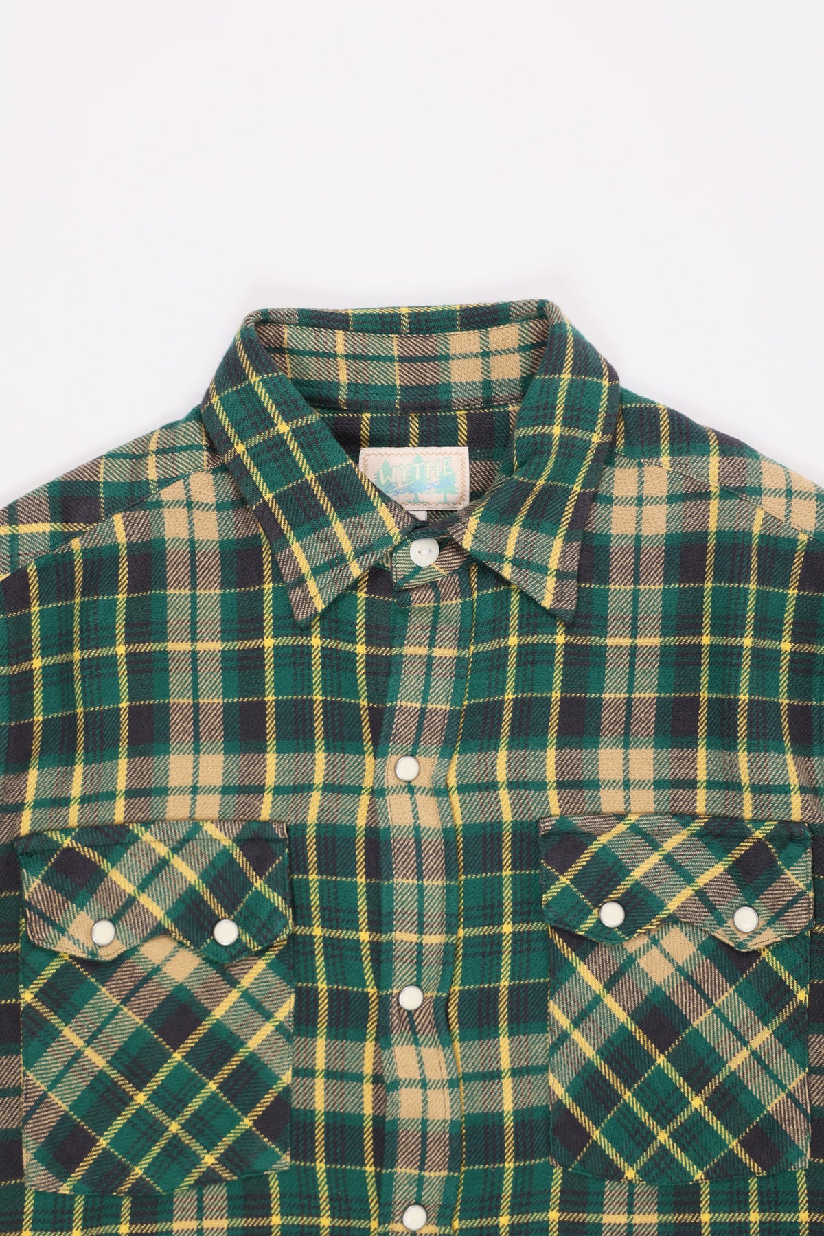 Wythe - Flannel Pearlsnap Shirt - Wisconsin White Pine - Canoe Club