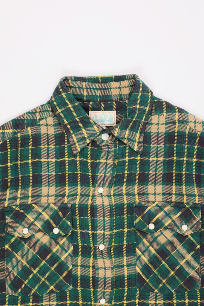 Wythe - Flannel Pearlsnap Shirt - Wisconsin White Pine - Canoe Club