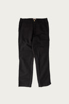 Wythe - Flat Front Cotton/Linen Chinos - Faded Black - Canoe Club
