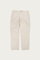 Wythe - Flat Front Slub Cotton/Linen Twill Chinos - Unbleached - Canoe Club