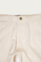 Wythe - Flat Front Slub Cotton/Linen Twill Chinos - Unbleached - Canoe Club